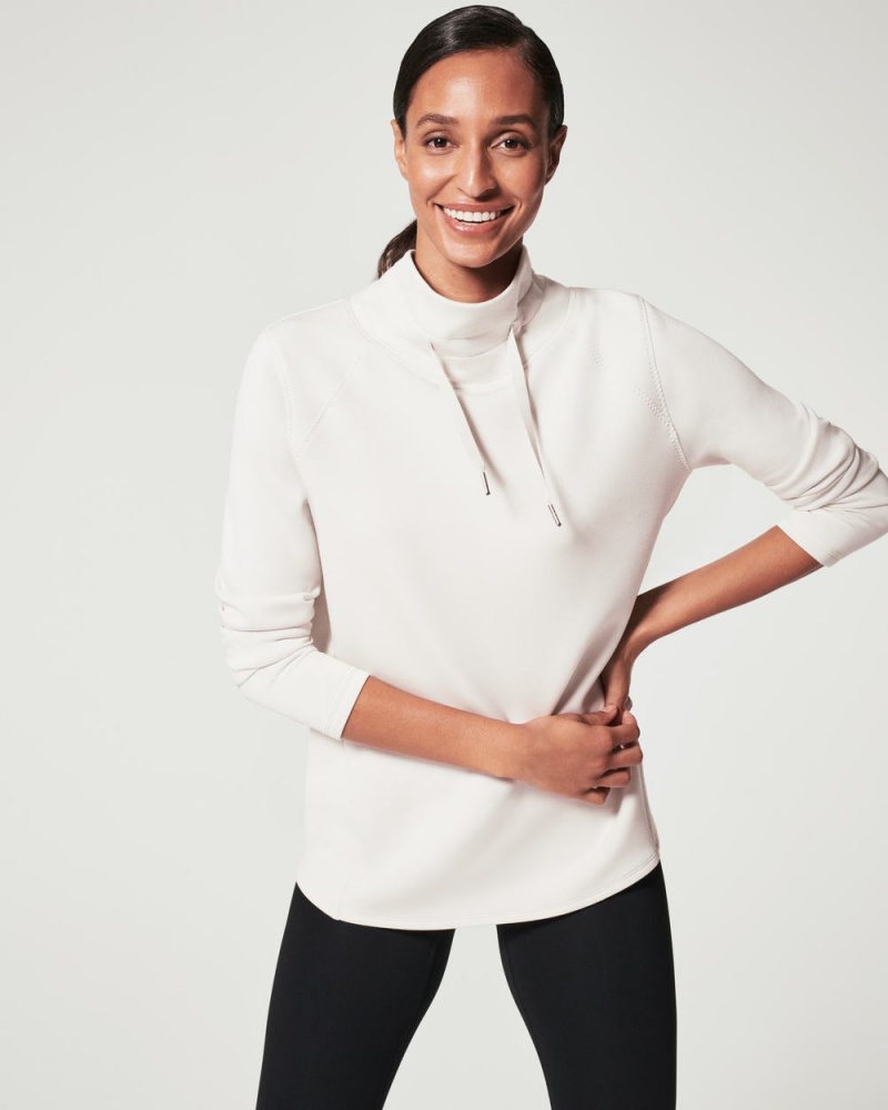 Topy Spanx AirEssentials ‘Got-Ya-Covered’ Pullover Světle Šedé | 6598704-ZA