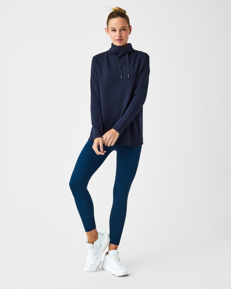 Topy Spanx AirEssentials ‘Got-Ya-Covered’ Pullover Tmavě Blankyt | 9265031-DH