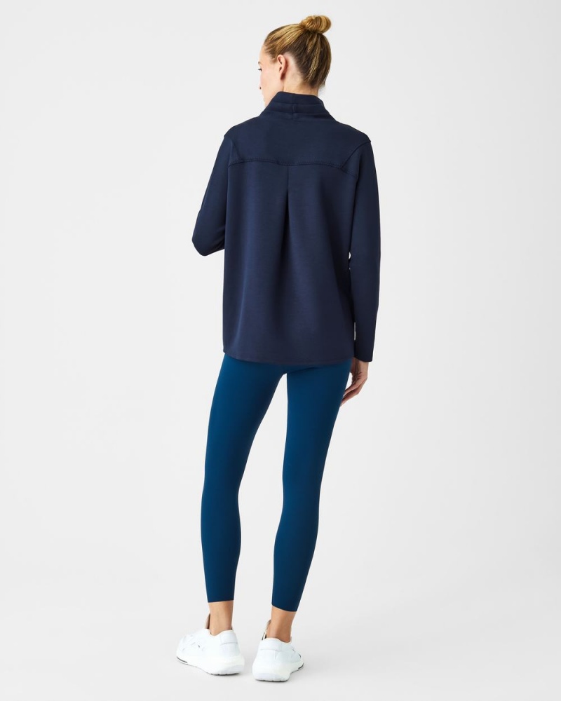 Topy Spanx AirEssentials ‘Got-Ya-Covered’ Pullover Tmavě Blankyt | 9265031-DH