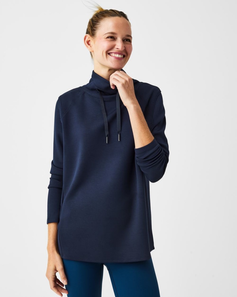 Topy Spanx AirEssentials ‘Got-Ya-Covered’ Pullover Tmavě Blankyt | 9265031-DH
