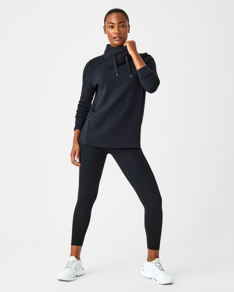 Topy Spanx AirEssentials ‘Got-Ya-Covered’ Pullover Černé | 0537194-UT