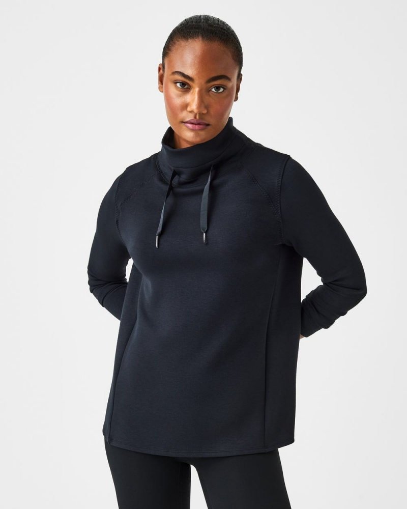 Topy Spanx AirEssentials ‘Got-Ya-Covered’ Pullover Černé | 0537194-UT