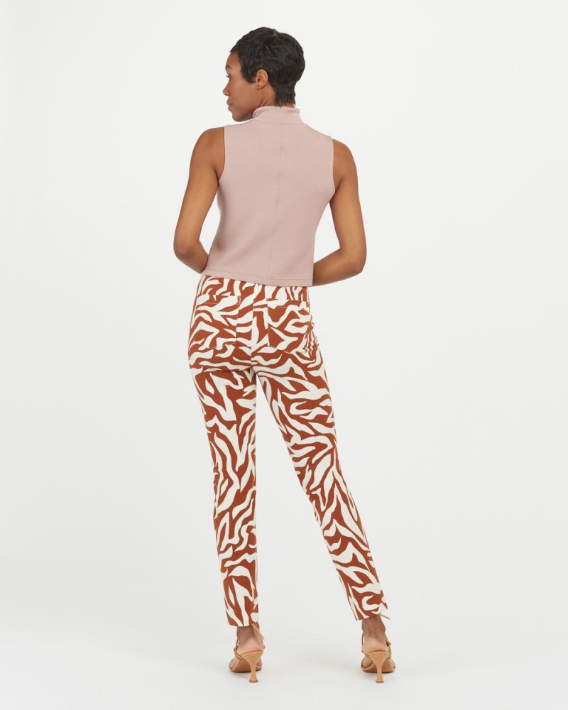 Topy Spanx AirEssentials Mock Neck Fialové | 2648713-ZR