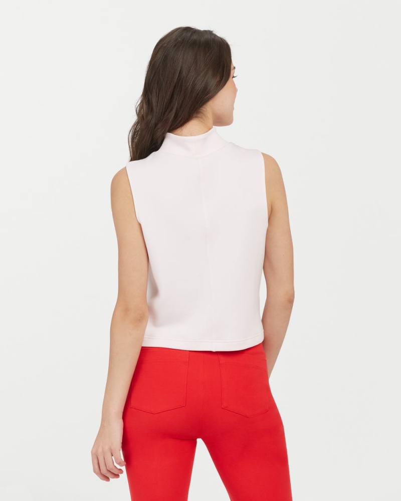 Topy Spanx AirEssentials Mock Neck Růžové | 1958240-KH