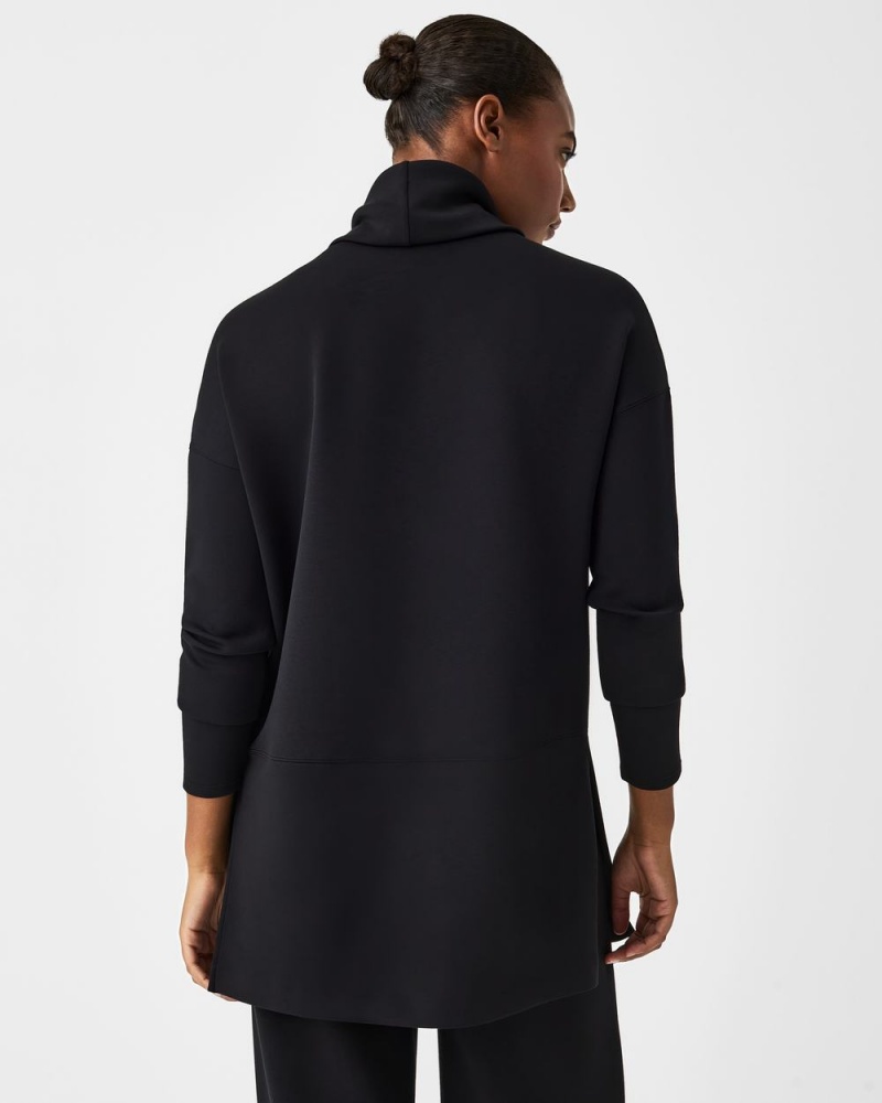 Topy Spanx AirEssentials Turtleneck Tunic Černé | 3915427-JK