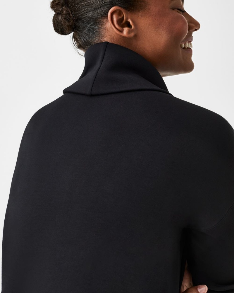 Topy Spanx AirEssentials Turtleneck Tunic Černé | 3915427-JK