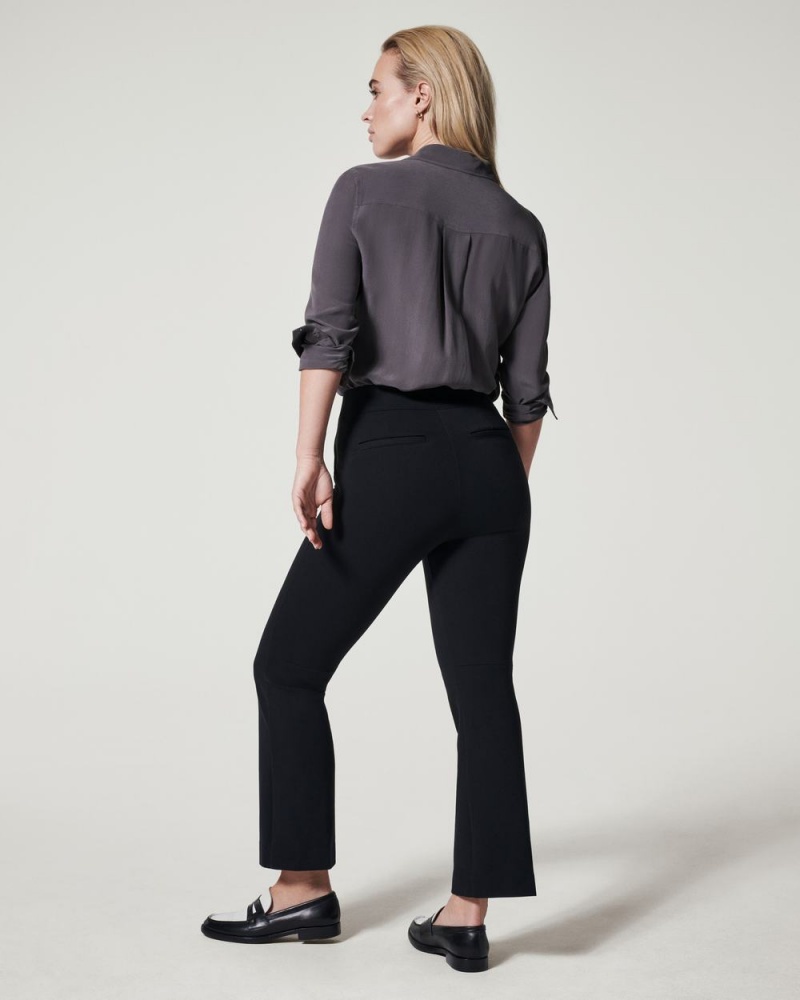 Topy Spanx Low Maintenance Silk Button Down Tmavě Šedé | 8374615-MS
