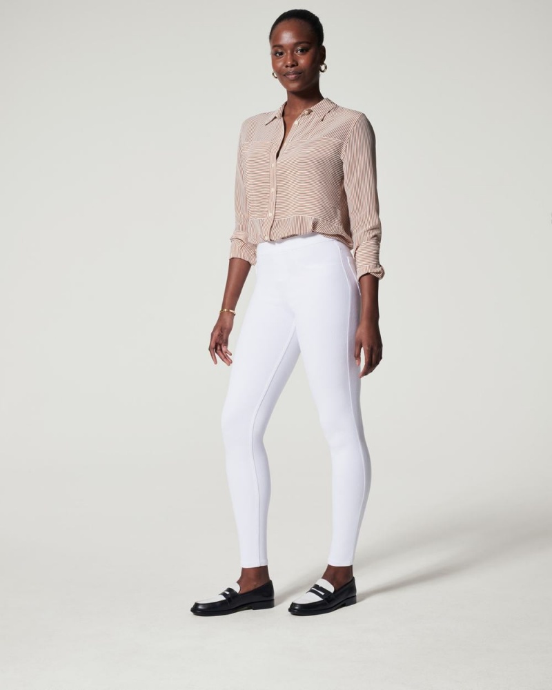 Topy Spanx Low Maintenance Silk Button Down Proužek | 5136890-CM