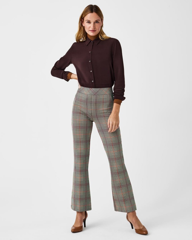 Topy Spanx Low Maintenance Silk Button Down Růžové Čokolády | 9127645-CI