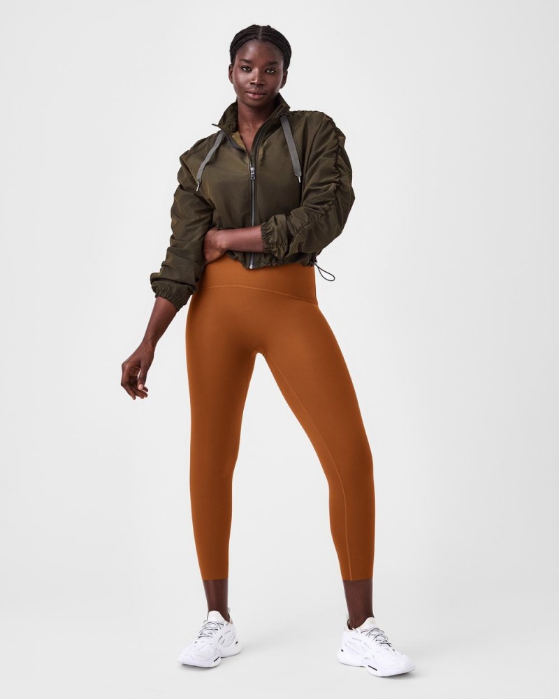 Topy Spanx Organza Windbreaker Olive/Black | 7261348-GV