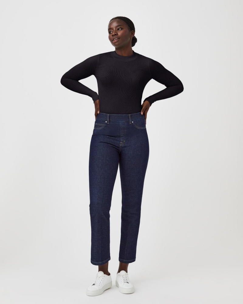 Topy Spanx Seamless Swirl Long Sleeve Shirt Černé | 4629817-TN