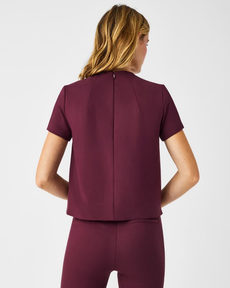 Topy Spanx The Perfect Funnel Neck Fuchsie | 2368419-FI