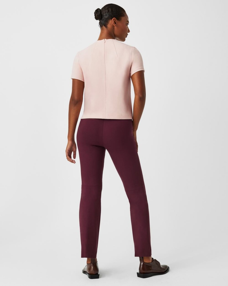 Topy Spanx The Perfect Funnel Neck Růžové | 0194287-MO