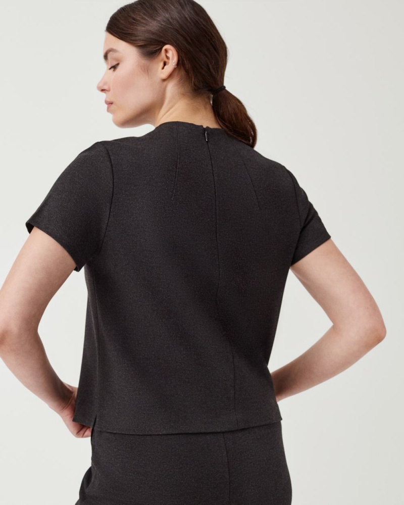 Topy Spanx The Perfect Funnel Neck Šedé | 3695841-HR