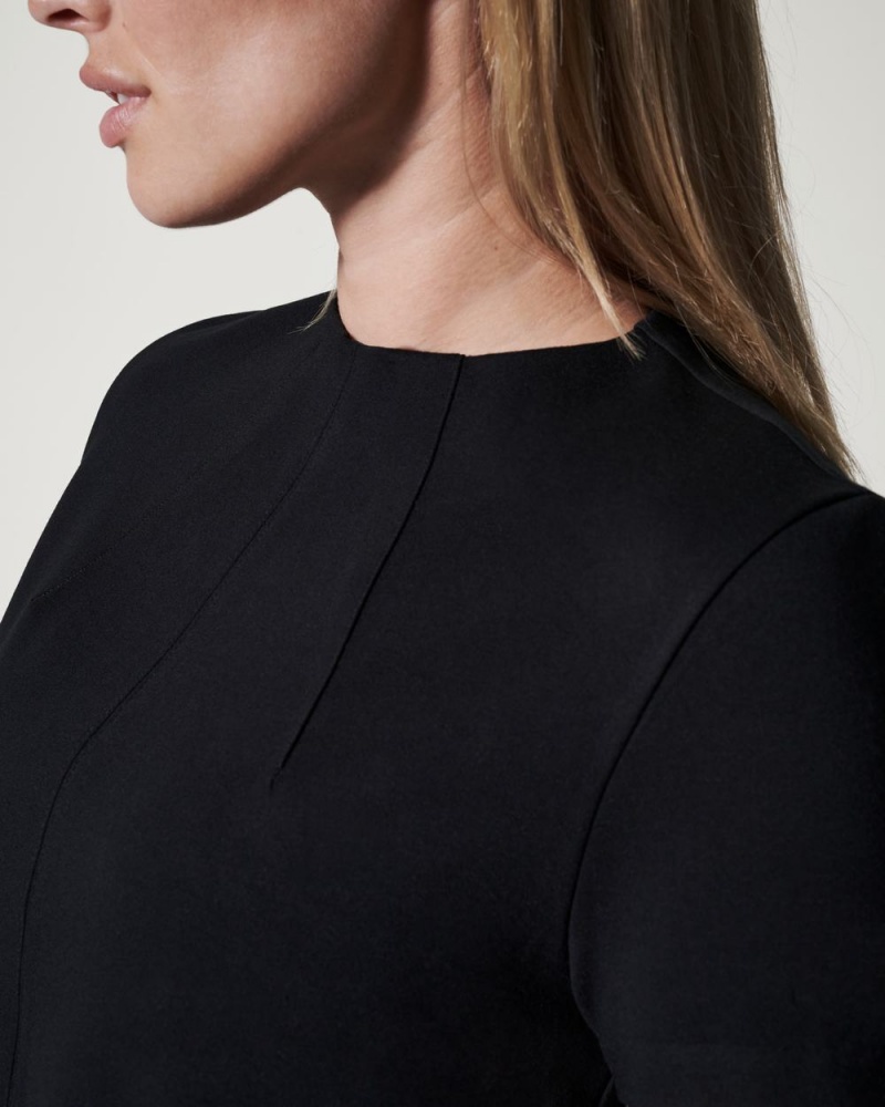 Topy Spanx The Perfect Funnel Neck Černé | 7083169-NH