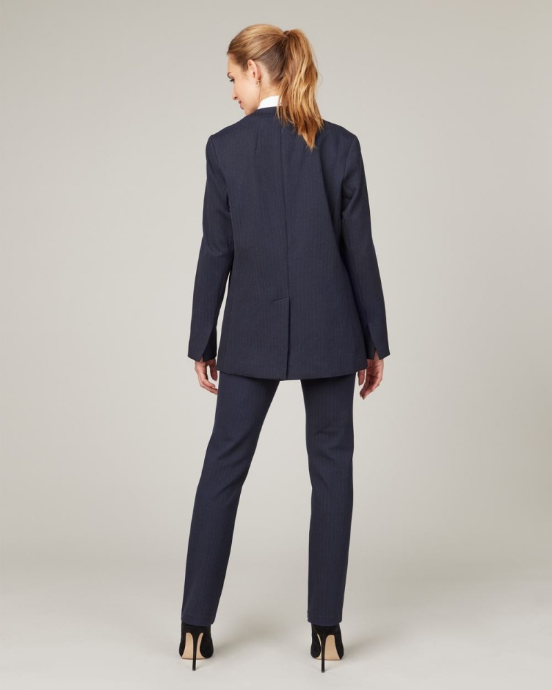 Topy Spanx The Perfect Oversized Blazer Tmavě Blankyt Šedé | 0451789-TX