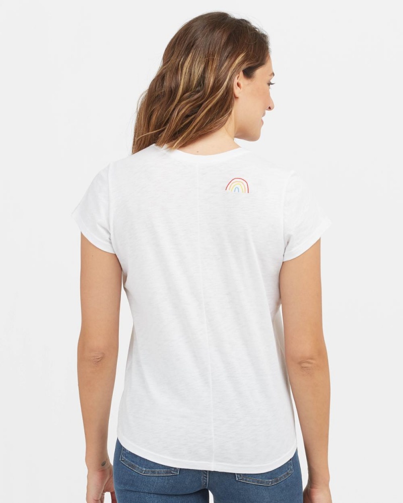 Tričko Spanx Pima Bavlněné Embroidered Grafická Viacfarebný | 8356290-QP