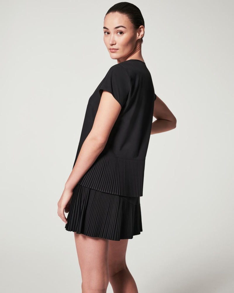Tričko Spanx Yes, Pleats! Černé | 3647198-NI