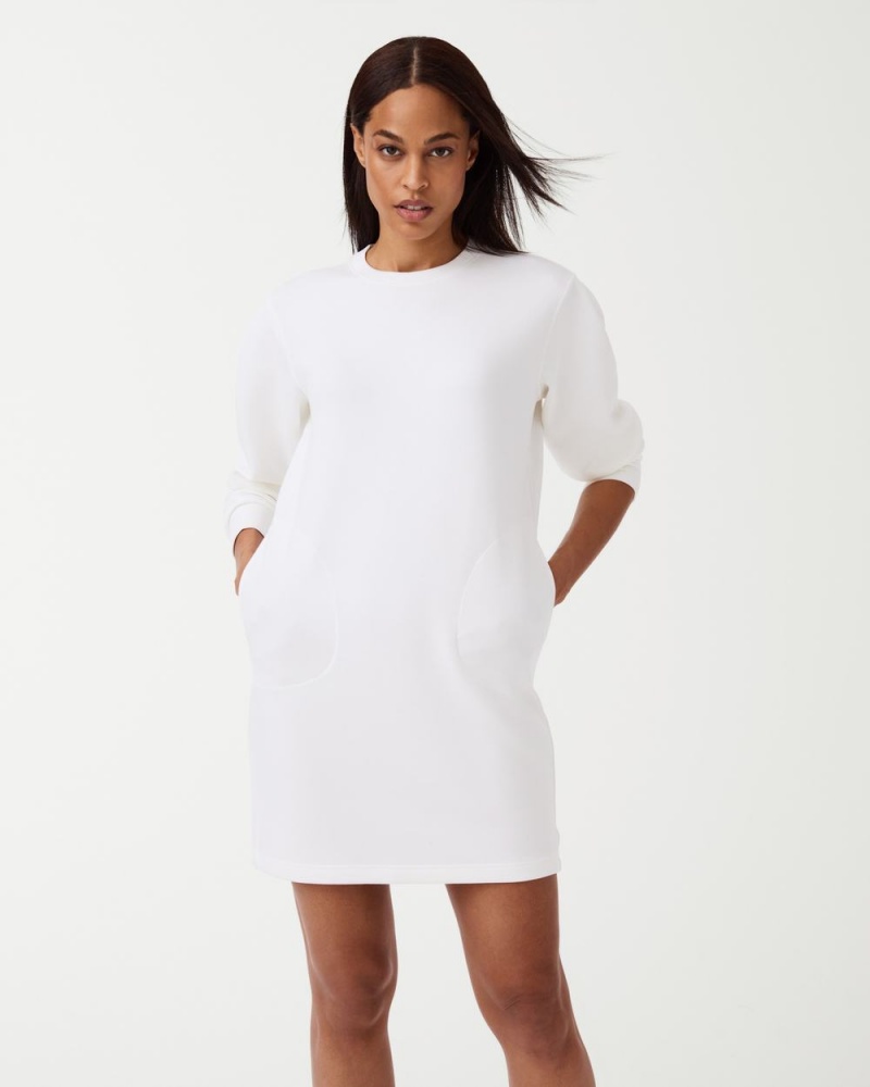 Šaty Spanx AirEssentials Crew Neck Bílé | 3961247-YI