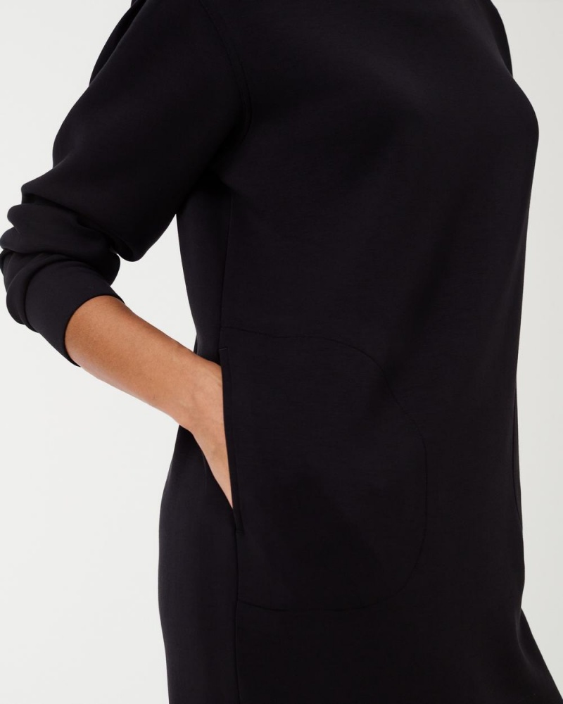 Šaty Spanx AirEssentials Crew Neck Černé | 6702315-YX