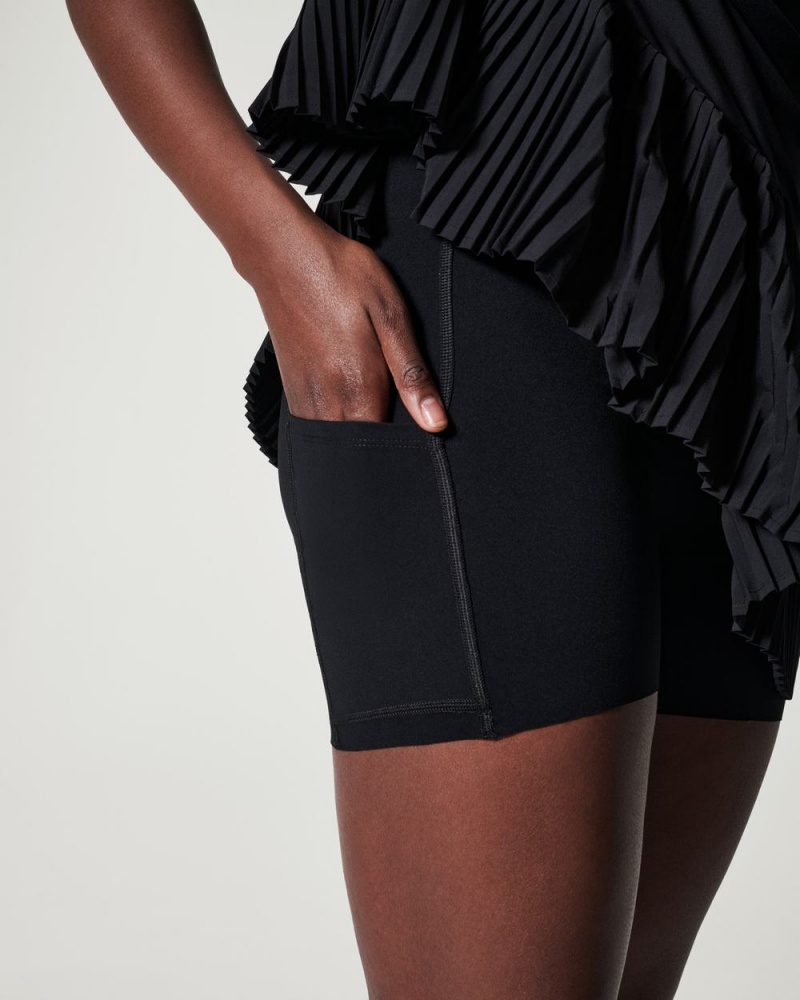 Šaty Spanx Yes, Pleats! Černé | 5976234-UQ